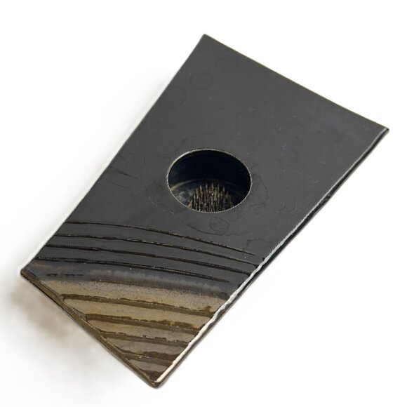 Donna Gittins Sculptural Vintage Candle Holder Black & Bronze Made in Canada - Picture 7 of 10